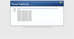 Desktop Screenshot of konkurs.nfz-rzeszow.pl